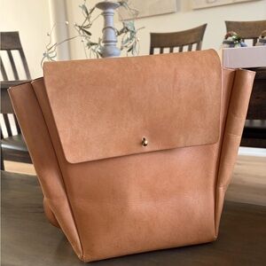 $500 Aritzia Backpack Auxiliary Tan 100% Leather